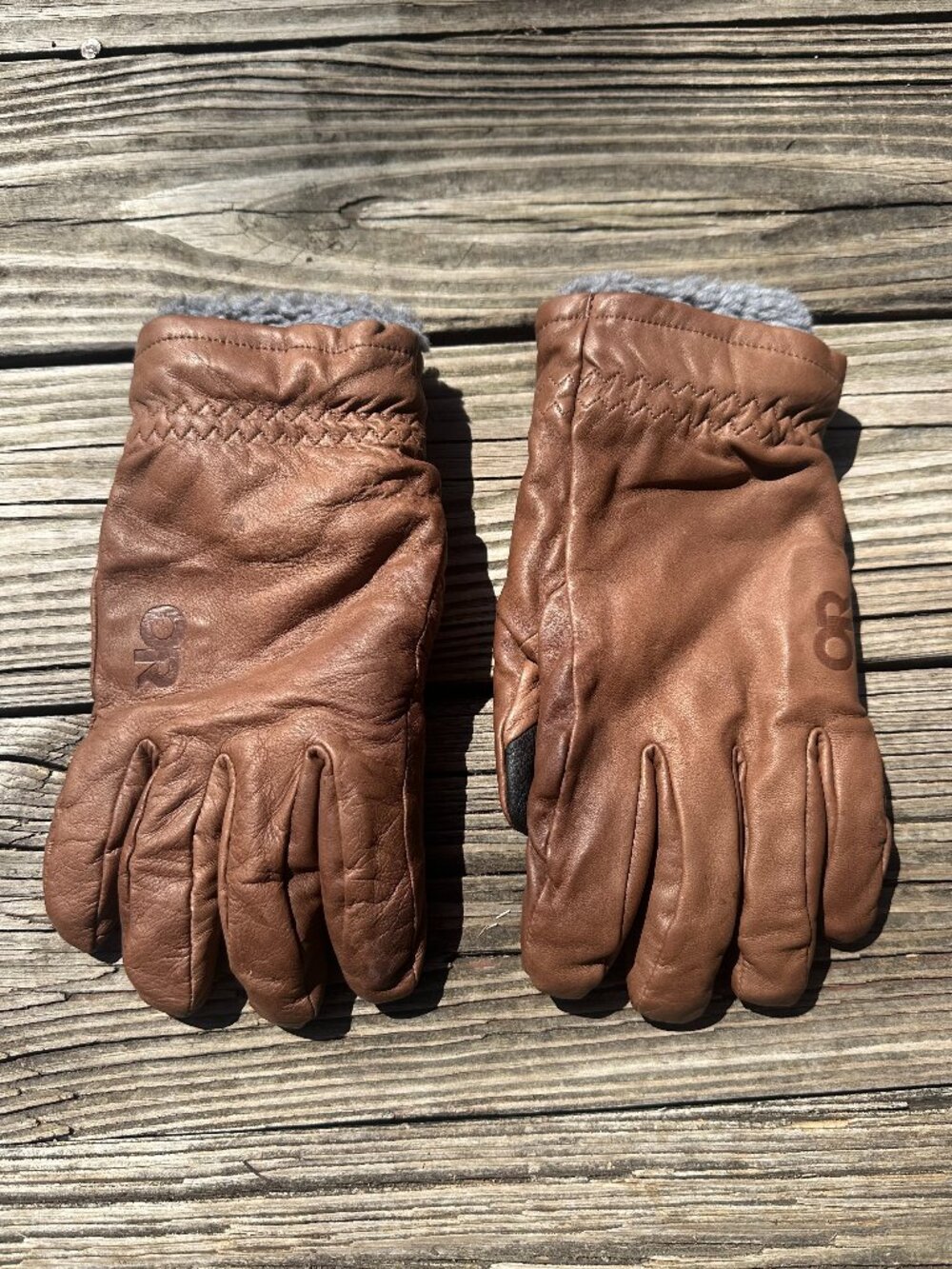 Brown Leather OR Gloves